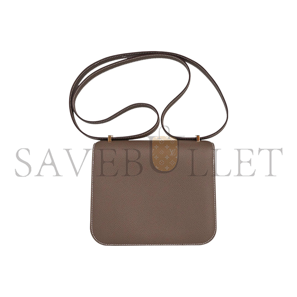 HERMES MASTER CONSTANCE 19 EPSOM 18 ETOUPE H083905CC18(19*15*4cm)